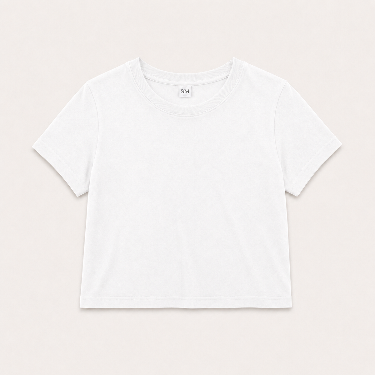 Top Básico - Algodón pima Blanco