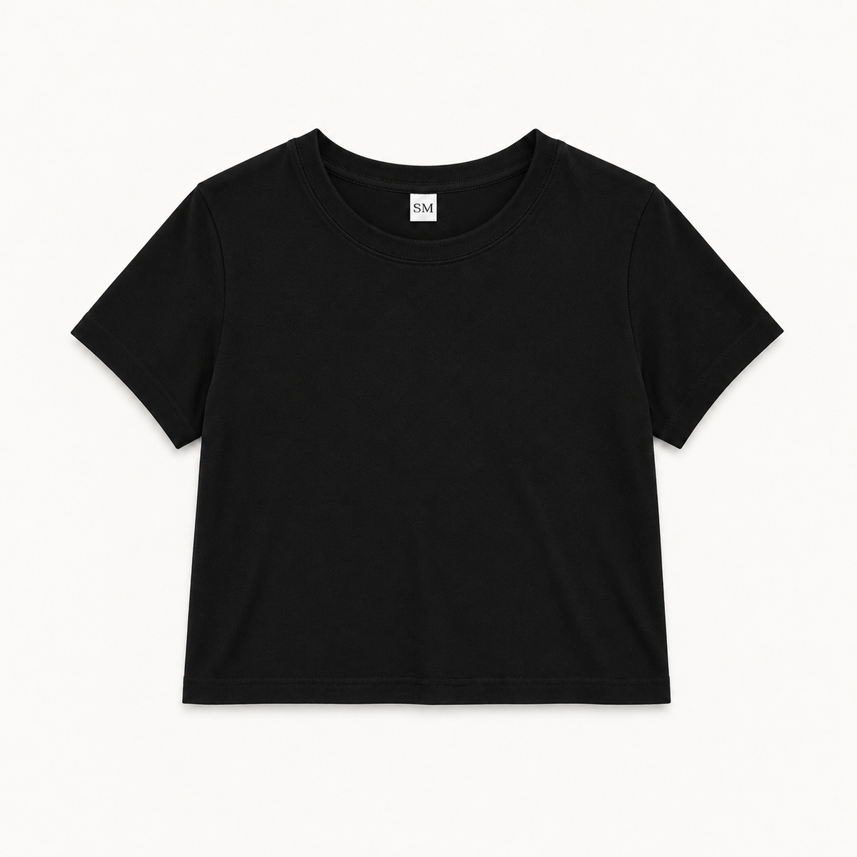 Top Básico - Algodón pima Negro