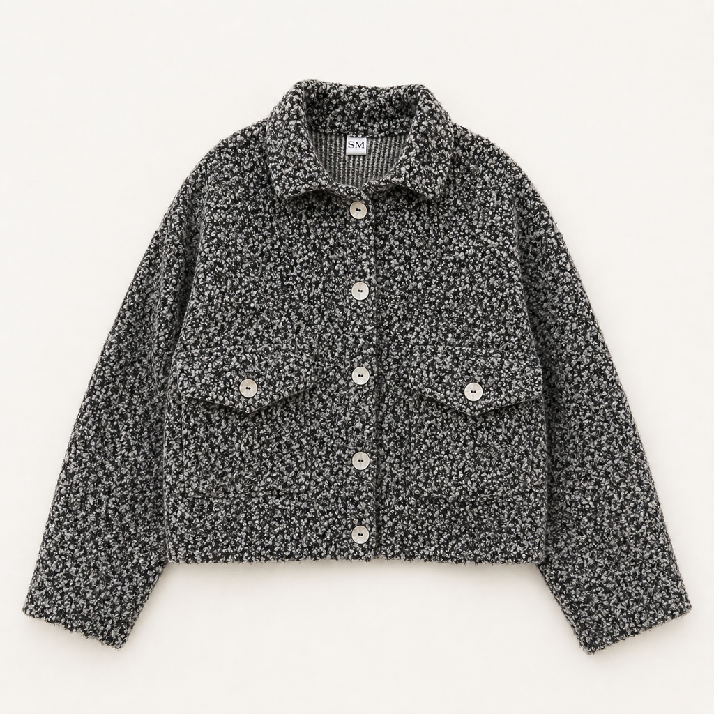 Chaqueta Nao - Boucle jaspeado poliéster A Pedido