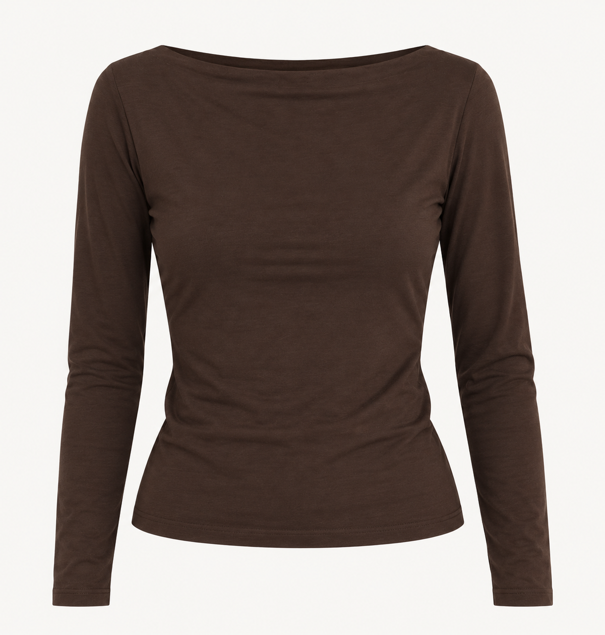 Polera Bote - Algodón Café Moro A Pedido