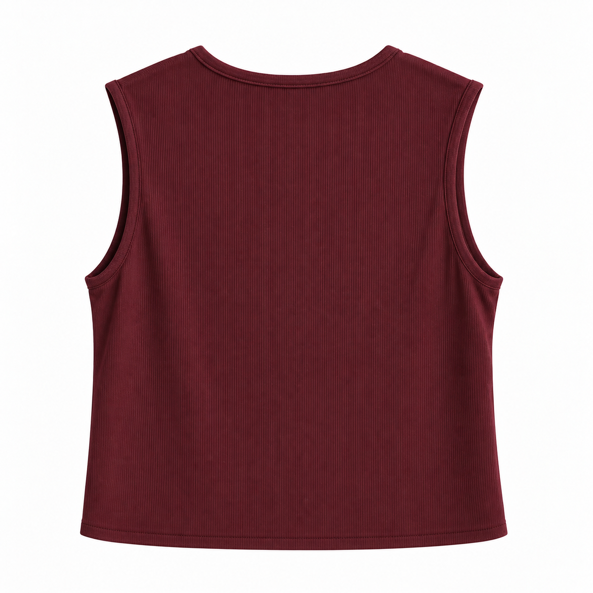 Polera Waves Sin Manga - Burdeo