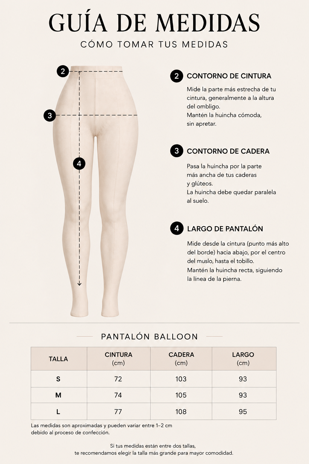 Pantalón Balloon - Blanco A Pedido
