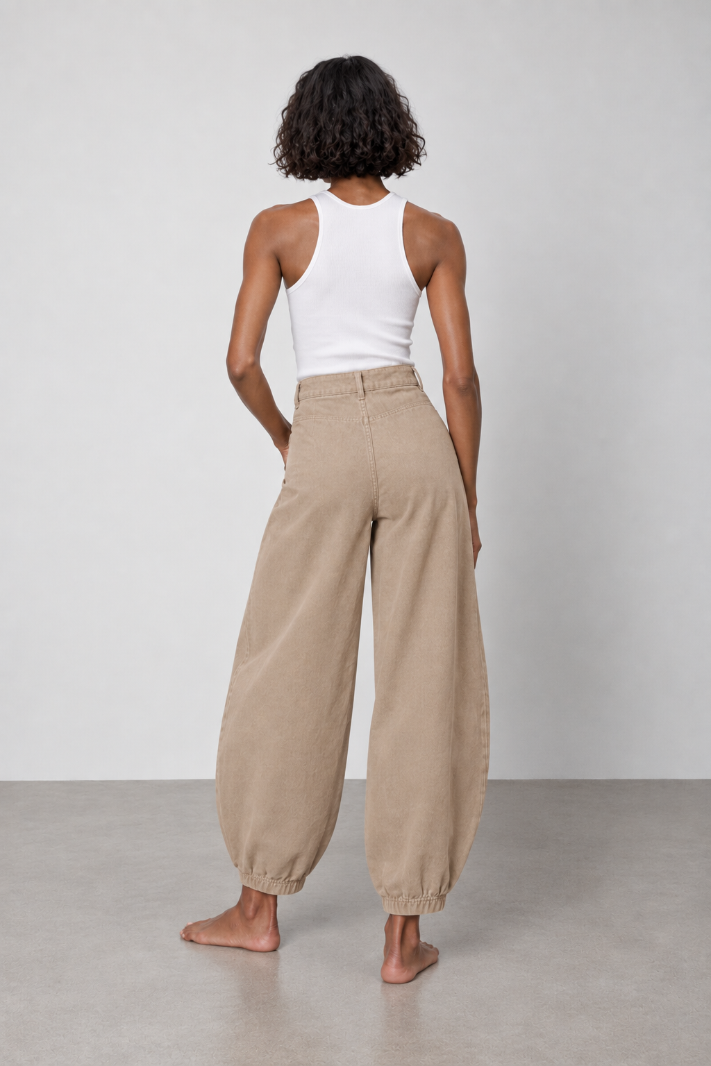 Pantalón Balloon - Beige A Pedido