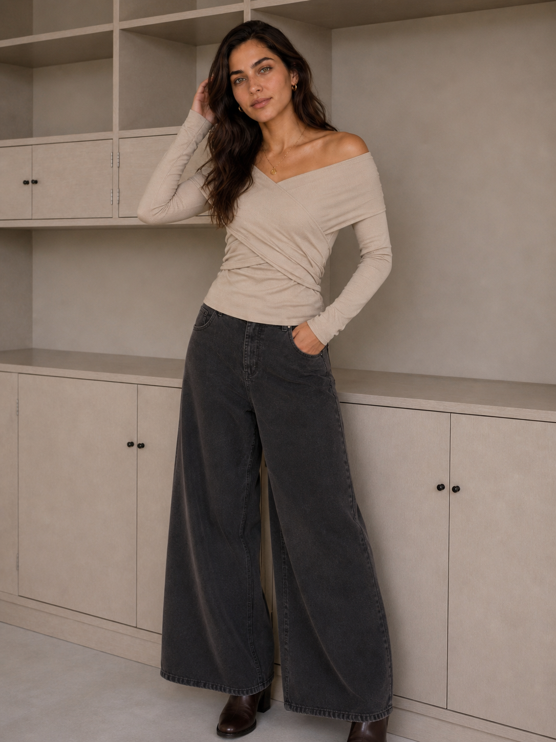 Polera Lilium - Beige A pedido