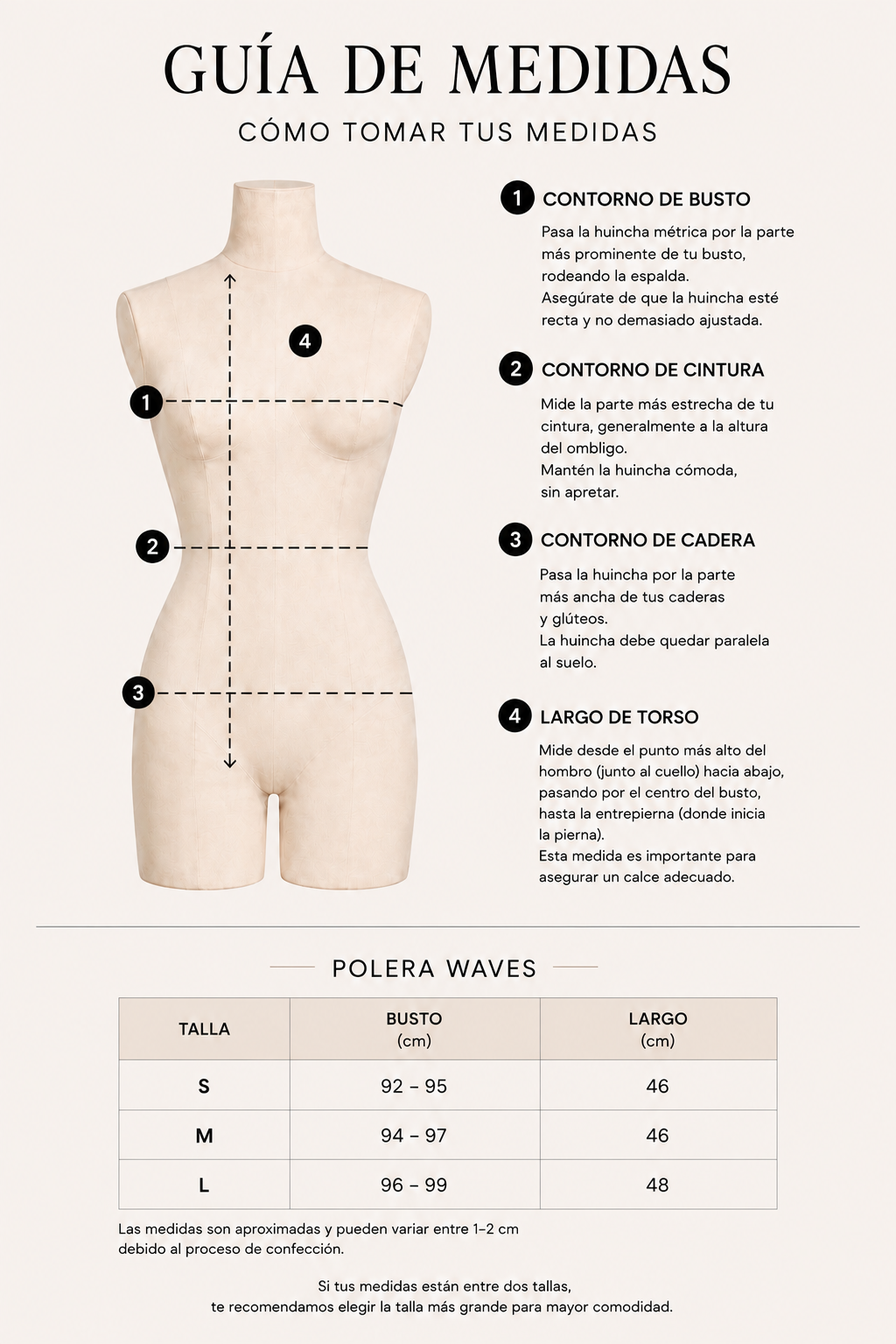 Polera Waves Sin Manga - Blanco